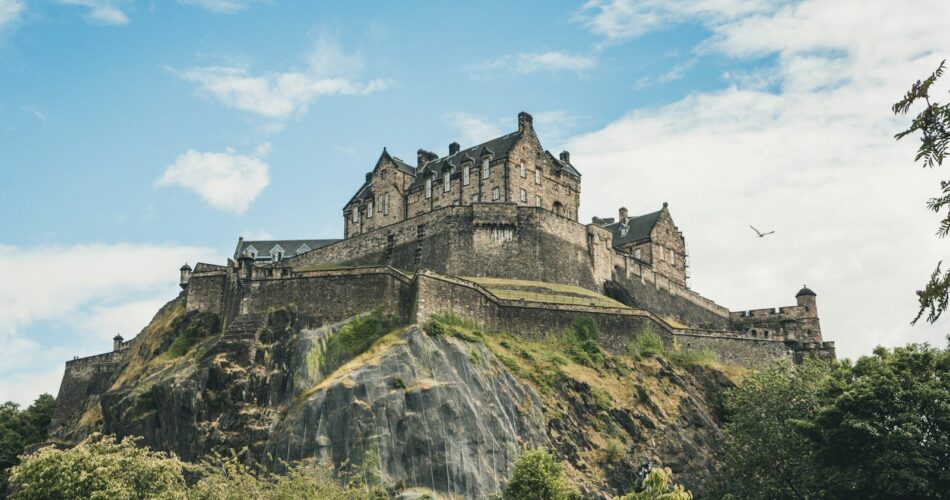 gray concrete castle